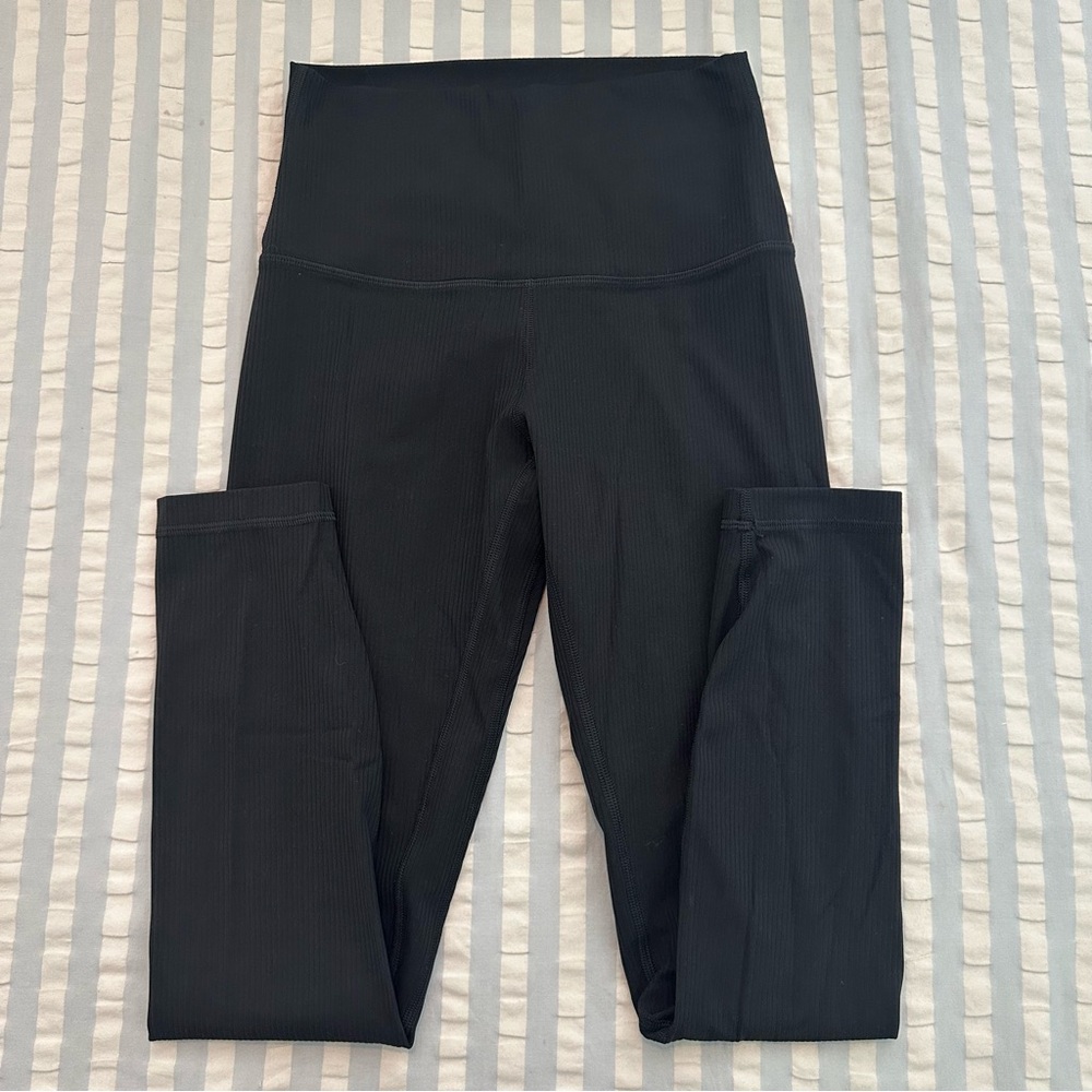 Lululemon Align Ribbed High Rise Pant 25” size 4 - Picture 2 of 5